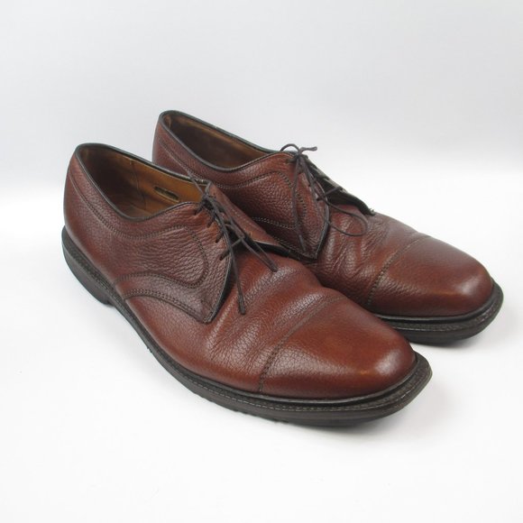 Allen Edmonds  Becker Brown Leather Oxford Shoes main image 7